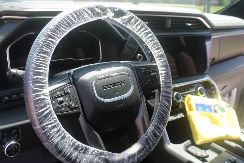 GMC Sierra Denali HD — Interior Detail — Steering Wheel & Dashboard